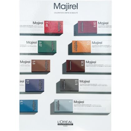 Loreal Majirel NEU Farbkarte mit Meschen
