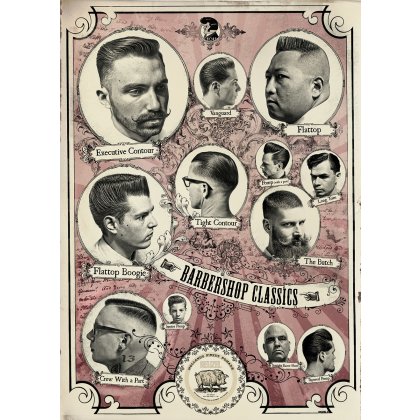 Reuzel Poster Barbershop Classic 50x71cm