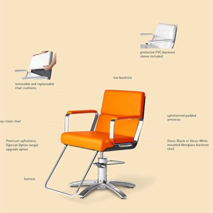 Takara Belmont Adria 2 Friseurstuhl