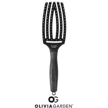 Olivia Garden Fingerbrush Haarbürste Schwarz