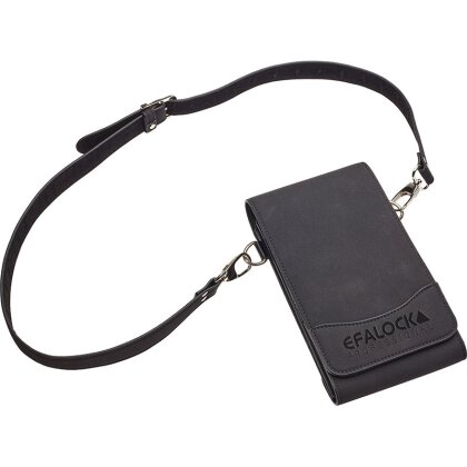 Efalock Scherentasche PREMIUM mit Klappe schwarz