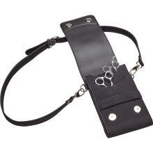 Efalock Scherentasche PREMIUM mit Klappe schwarz