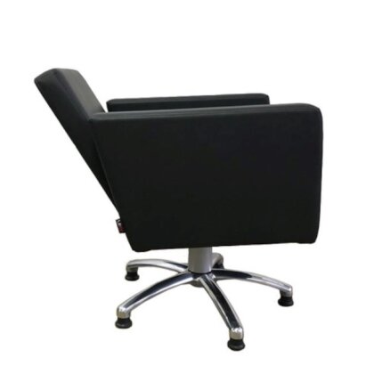 Layer Friseurstuhl Q4500 bewgl. Rückenlehne, Kreuzfuß, Gleiter