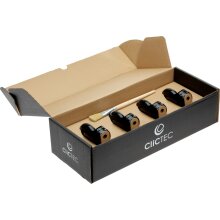 Efalock CliCTEC Rollen schwarz 4er Set für Piccolo