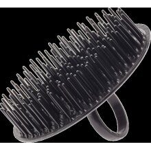 Efalock Wellness Kopfmassagebürste mit Ring schwarz