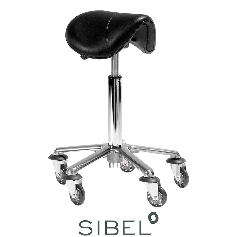 Sibel Rollhocker Rollercoaster – Anti-Haar-Rollen, Höhenverstellbar 45-65 Cm, Max. 150 Kg