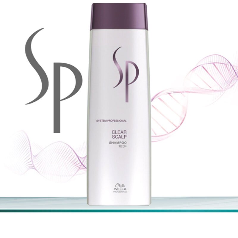 Wella SP Clear Scalp Shampoo 250 Ml - Für Eine Gesunde Kopfhaut, Klärend & Pflegend