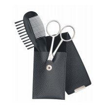 Erbe Bartpflege Etui 19120 2-teilig  Leder schwarz