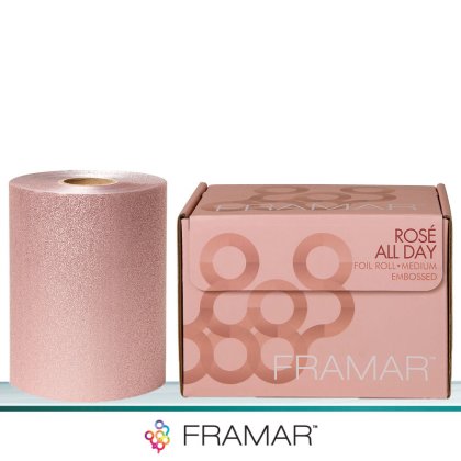 Framar Alufolie Embossed Roll Rosé 97 m