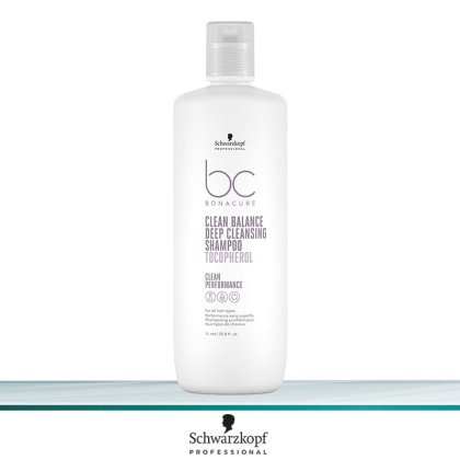 Schwarzkopf BC Clean Balance Tiefenreinigungs-Shampoo 1 L