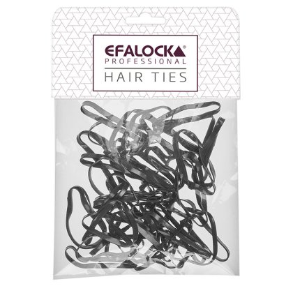 Efalock Rasta-Haargummi - klein, schwarz