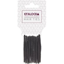 Efalock Haargummi schwarz 10 Stck.