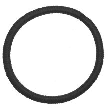 Efalock Haargummi dick schwarz 10 Stck.