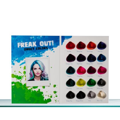 Artistique Freak Direct Colors Farbkarte mit Meschen