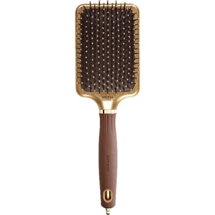 Olivia Garden Expert Care Paddelbrush  Nylon gold/braun.L