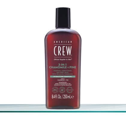 American Crew 3-in-1 Chamomile + Pine Shampoo 250 ml