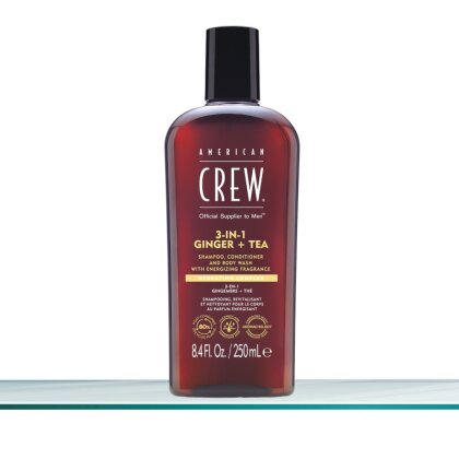 American Crew 3-in-1 Ginger + Tea Shampoo 250 ml