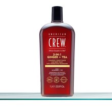 American Crew 3 in1 Ginger+Tea Shampoo 1 L