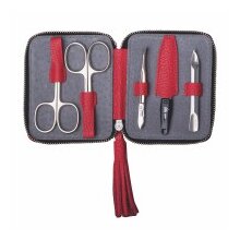 Erbe Manicure-Set Tivoli rot 5-teilig
