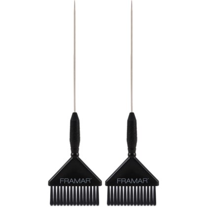 Framar Big Daddy Pin Tail 2-er Färbepinselset Schwarz
