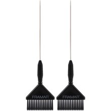 Framar Big Daddy Pin Tail 2-er Färbepinselset Schwarz