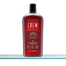 American Crew Shampoo 3-in-1 Tea Tree Shampoo &...