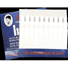 Styptic Matches Blue Blutstiller  20 Stck.