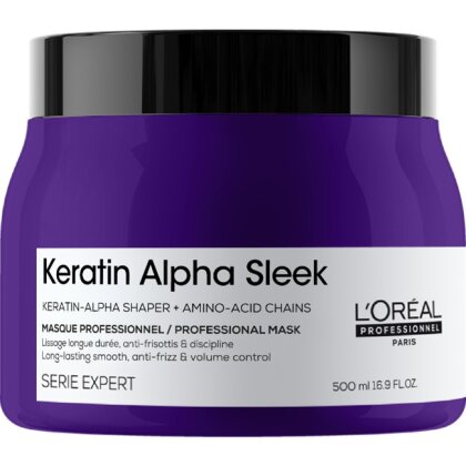 Loreal Serie Expert Keratin Alpha Sleek Maske 500ml