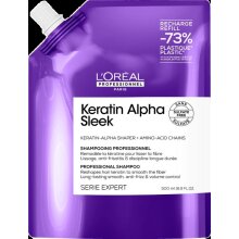 Loreal Keratin Alpha Sleek Shampoo Refill 500ml