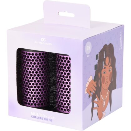 Olivia Garden Multibrush 4er Set 55 mm Lila mit Griff
