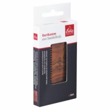 Erbe Bartkamm Zweiseitig aus Sandelholz 9,5cm