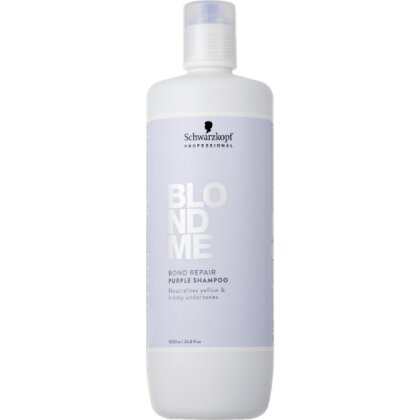 Schwarzkopf Blondme Bond Repair Purple Shampoo 1L