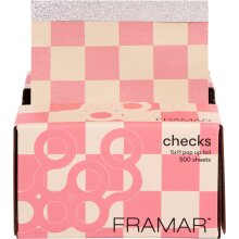 Framar Pop Up Foil Checkered 500 Blatt Strähnenfolie