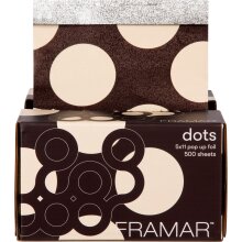 Framar Pop Ups Sheets Foil Big Brown Dots 500 Blätter
