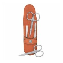 Erbe Maniküre Steck-Etui Piemont 4-teilig orange