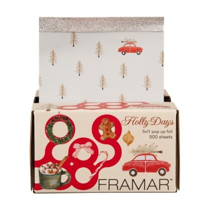 Framar Pop Up Foil Holly Days