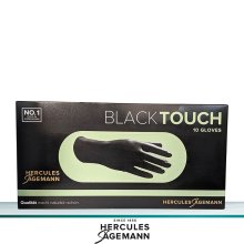 Hercules S&auml;gemann Einmalhandschuh Black Touch 10er