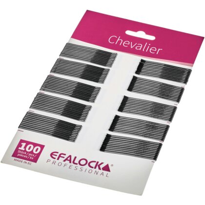 Efalock Haarklemmen 5 cm schwarz 100 Stck.