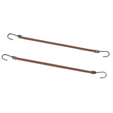 Efalock Haarbinder 10 cm braun 12 Stck.