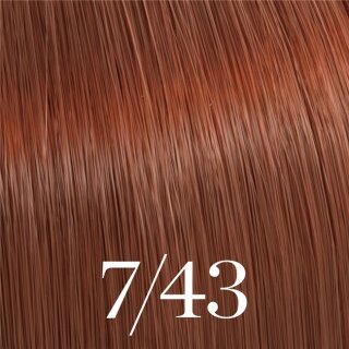 7/43 mittelblond rot gold