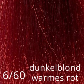 6/60 dunkelblond warmes rot